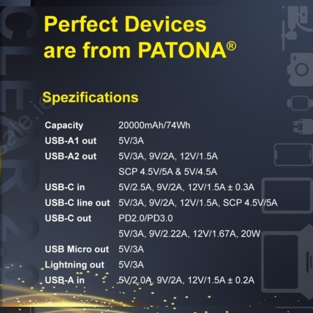 Miniatura 6 de Power Bank Batería Multicable 20000mah